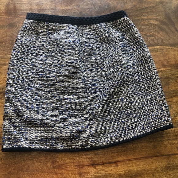 J crew blue “tweed” skirt - Picture 5 of 7